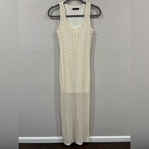 Love Culture Cream Knit Maxi Dress